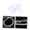 CIYODO 100pcs Pack PVC Led Rope Light Clips Cord Holders