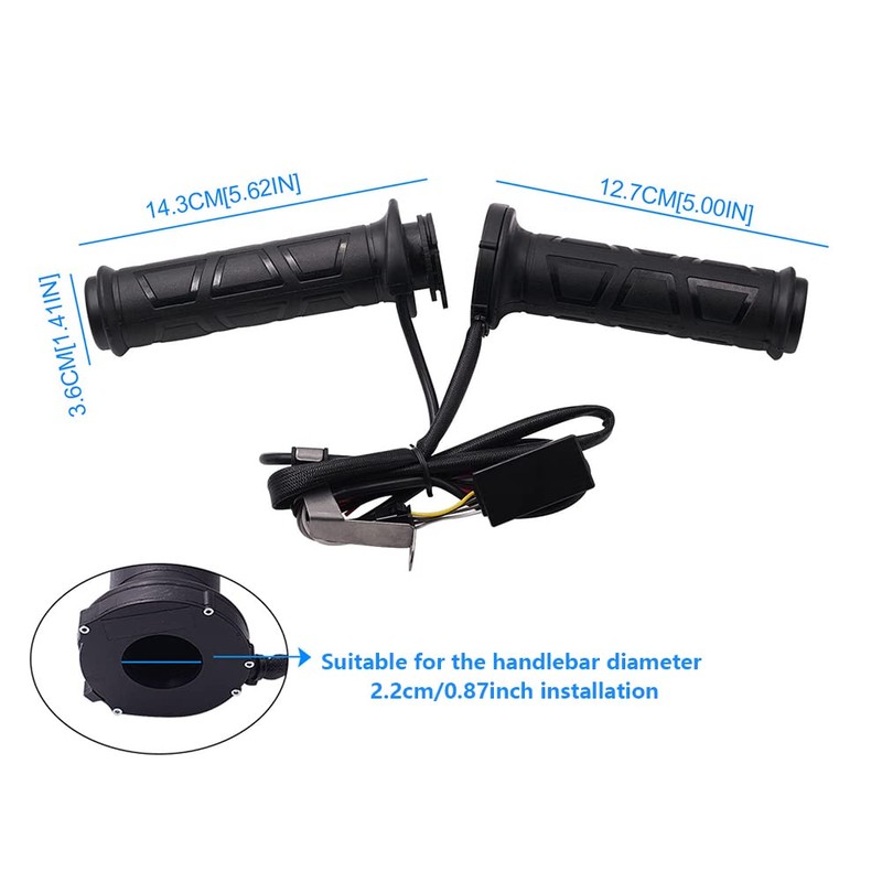 Baceyong 12V Motorcycle Electric Heated Handle, Winter Motorcycle Modification by