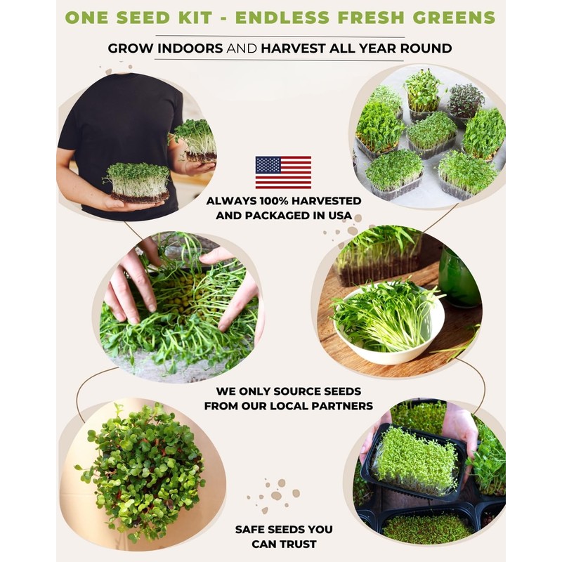 15 Tactiko Rapid Growth Microgreens & Vegetable Seed Kit –