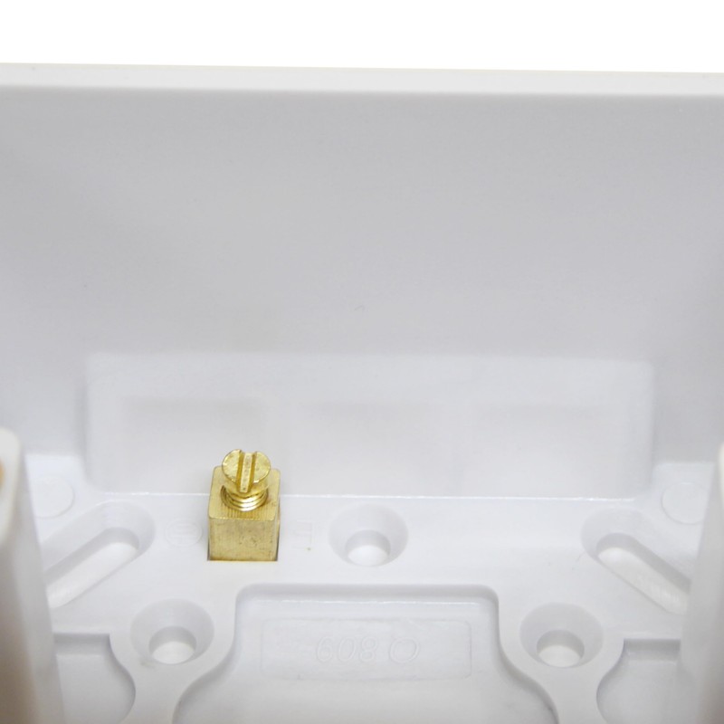 47mm Back Box 1 Gang Deep Surface Pattress Backbox with