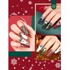 semi cured gel nail strips christmas,Nail gel stickers for Christmas