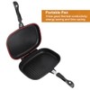 CHICIRIS Double Sided Frying Pan, Aluminum Grill Pan for Kitchen,