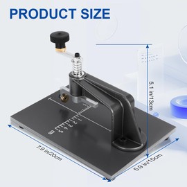 Glass Circular Cutting Tool, 3 Carbide Cutting Wheels, 0.39-3.93'' Lens Circular Cutting Tool for Stained Glass, Mosaics, DIY Projects (Gary)