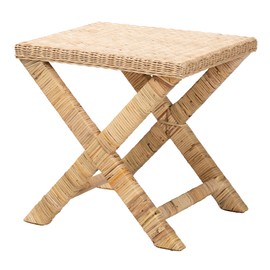 bali & pari Farica Natural Rattan Accent Bench, One Size