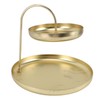 2 Tier Jewelry Tray Elegant Simple Sturdy Stable Metal Multi