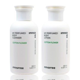 이니스프리 마이 퍼퓸드 코튼 플라워 바디 2종구성 Innisfree My Perfumed Cotton Flower Body Set (2 Types)