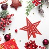 SULOLI Glitter Star Christmas Tree Topper Decoration Shatterproof Star Treetop