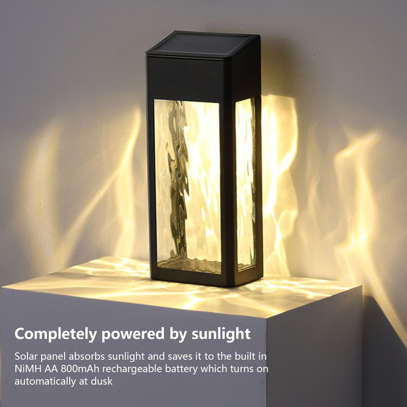 Solar Deck Light Multifunction Aluminum Outdoor Fence Lights for Outdoor