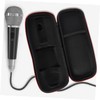 FUNOMOCYA Wireless Microphone Case for 2pcs Eva Storage Bag Zipper