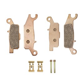Brake Pads for Yamaha Grizzly 550 Grizzly 700 YFM700 YFM550 YFM250 Kodiak 700 Raptor 250, 3B4-W0045-10-00 3B4-W0045-00-00 Front Sintered Brake Pads Replacement