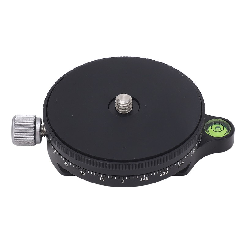 Camera Panoramic Panning Base with Level 60MM Aluminum Alloy CNC