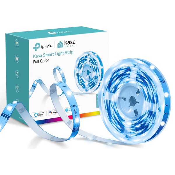 Kasa Smart LED Light Strip, 16.4ft WiFi LED Strip Works