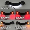 HDBUBALUS Motorcycle Integrated Turn Signals Brake Light Running Lamp Down