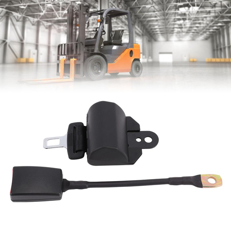 GOWENIC Forklift Seat Belt, 43.3 Inch Retractable Length, High Webbing