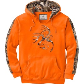 Legendary Whitetails Men's Big Camo Outfitter Hoodie, Inferno, 3X-Large Tall