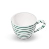 GMUNDNER KERAMIK Teacup Maxima Capacity: 0.4 Litres Green Flamed Crockery