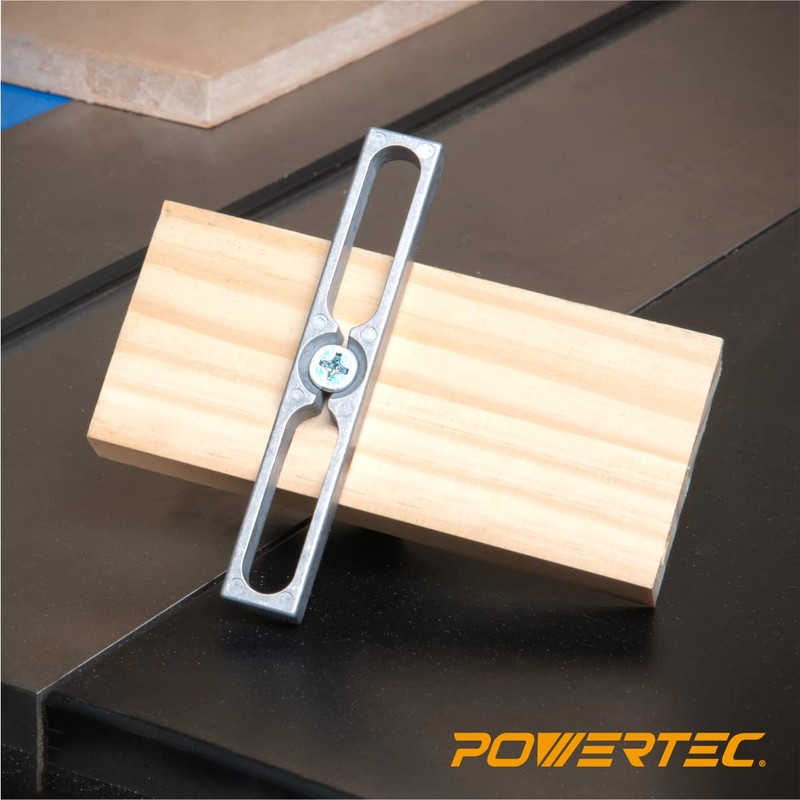 POWERTEC 71642 Miter Slot Hardware Kit (Slot Bars, Knobs, Screws,