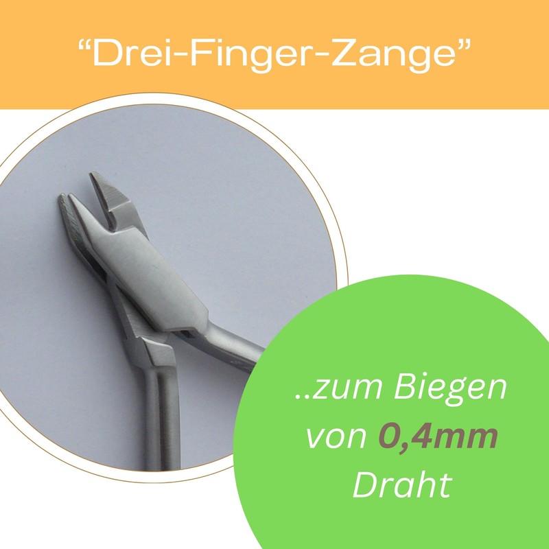 Wire Pliers, Three-Finger Pliers 0.4 mm Wire - Wire Three-Finger