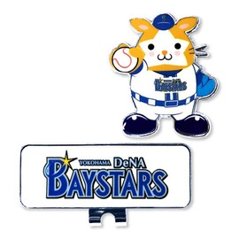HOKUSHIN TRADING MK0471 Golf Ball Marker Yokohama DeNA BayStars Clip Marker DB. Starman