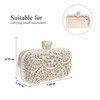 DA BODAN Womens Sparkly Rhinestone Crystal Clutch Bag Glitter Sequin