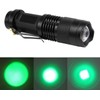 MODOAO Green Light LED Torch 1 Pack Zoomable Waterproof 3