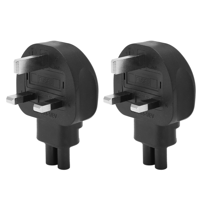2PCS to IEC320 C5 Power Adapter 13A PDU Chassis Power
