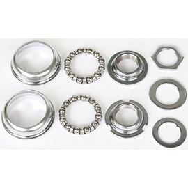 SUNLITE Bottom Bracket Set for One-Piece Cranks - 24 TPI, 68mm, Silver