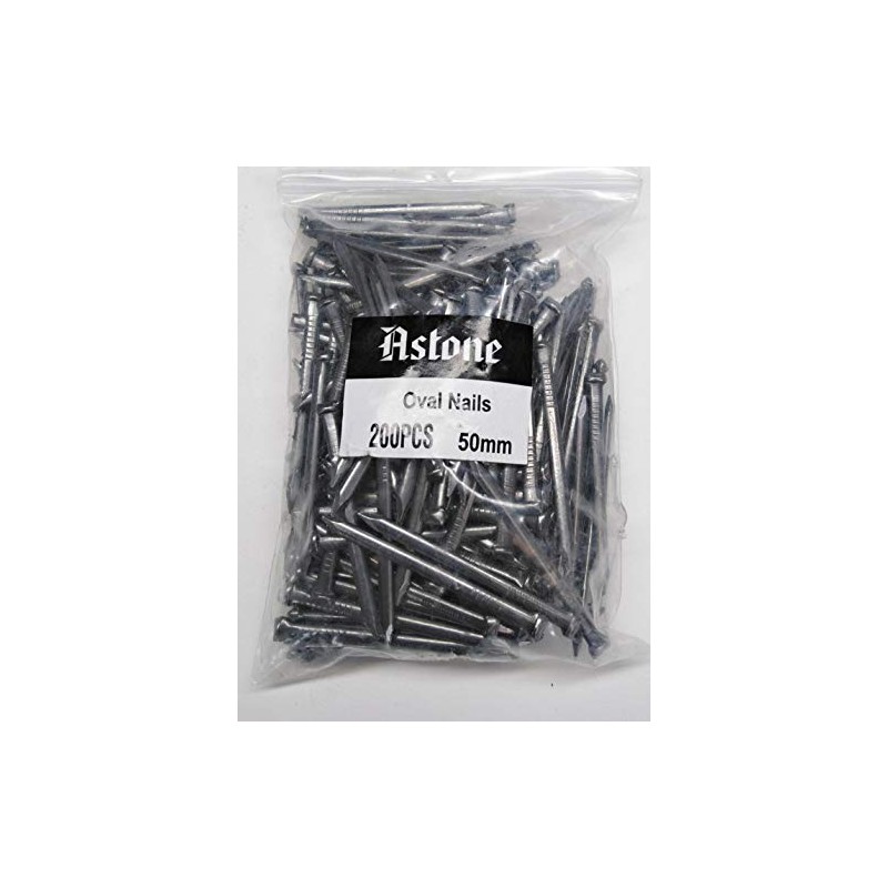 Astone Oval Headed Steel Nails (200, 50mm)