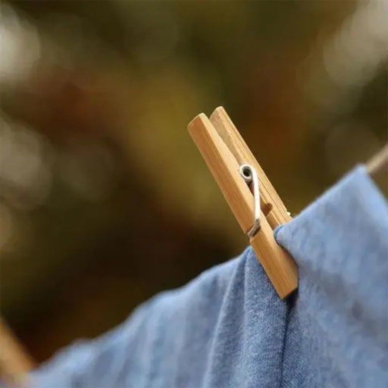 Wooden Pegs 72Pcs Heavy Duty Wooden Clothes Pegs With Metal