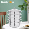5-Tier Steamer Pot for Cooking, 11.8 Inch Steam Pots with