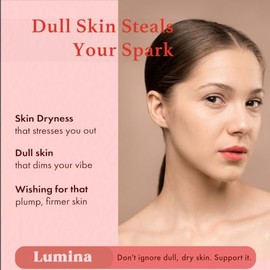 Lumina Marine Collagen Powder for Women | Supports Skin Vitality |Hydrolysed Peptides Type I, II, III, V & X | Natural Cacao Flavour | with Vitamin C & Zinc | Digestive Friendly | 30-Day Supply