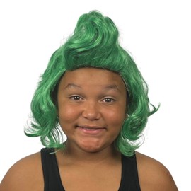 Peluca Oompa Loompa (verde) Talla única