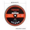 TOYAKI 10-Inch Miter Saw Blade, 120-Tooth Fine-Finish Professional Woodworking Saw