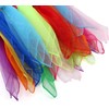 Pack of 12 Juggling Cloths, Colourful Silk Cloths, Chiffon Cloths,