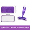 Compatible with Flash Powermop – THEATIS 3-Pack Reusable Microfibre Mop