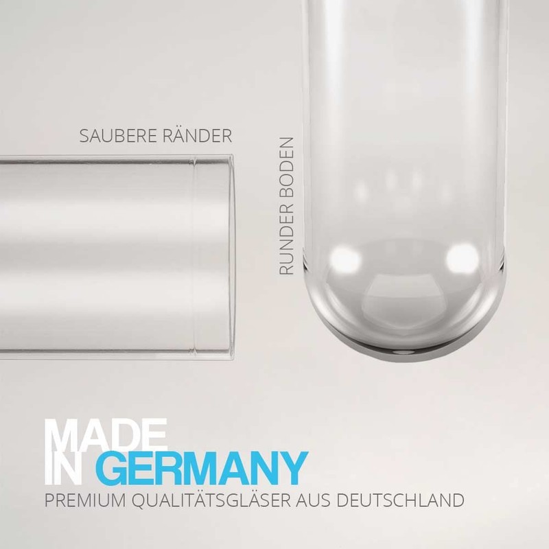 Tuuters 100 Plastic Test Tube with Cork, Cord, Label Pendant