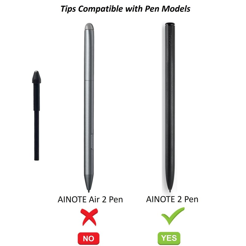 10PCS Tips Replacement for iFLYTEK AINOTE 2 Stylus Pen Tips,
