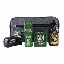 Hey Joe – Bearded Survival Kit Deluxe No. 7 | Arrangement Beards Kit which Includes: Oil, Balsamo, Shampoo, Beard Brush and Gift Bag
