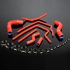 PIT66 Silicone Radiator Hose Kit,Compatible with 1996-2000 Subaru Impreza GC8