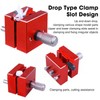 Small Vise with Strong Spring Alloy Steel Adjustable Miniature Bench