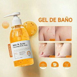 QUARXERY Gel de Baño Antiácaros Antiacné Antibacteriano Bacterianos 250ml