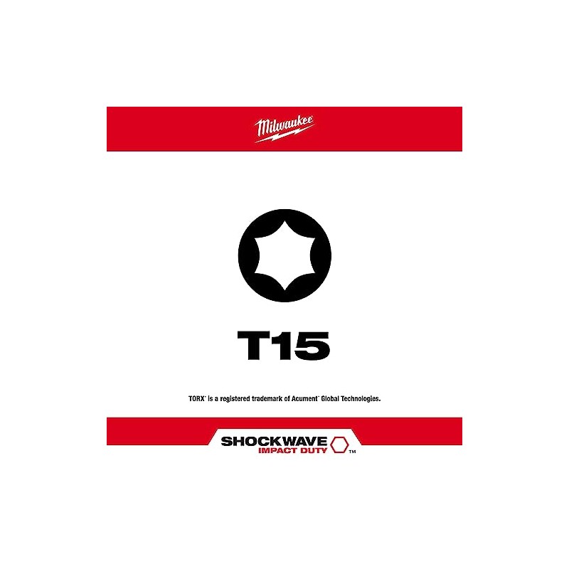 Torx T15 Imp Insbit 12p