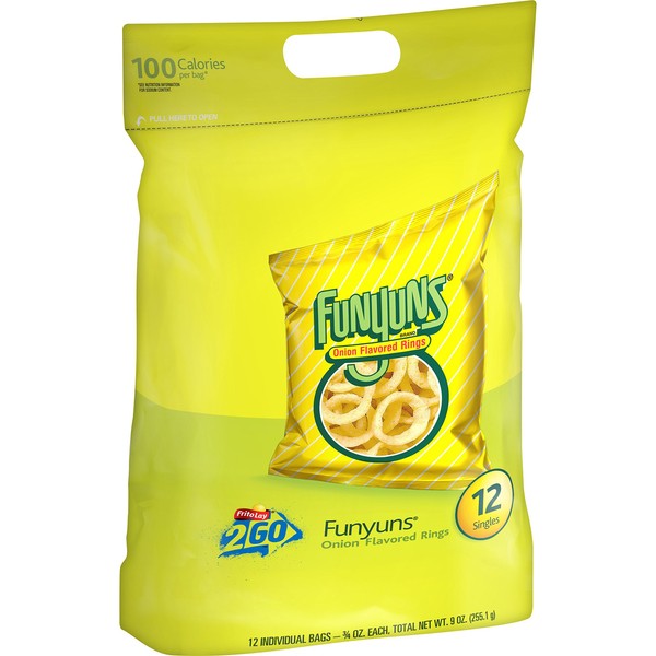 Funyuns Onion Flavored Rings, 12 Count, 9 Ounce