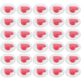 Vaguelly 480 Ojos Móviles Autoadhesivos de Plástico Forma de Corazón para Manualidades Infantiles, Fáciles de Usar en Decoración y Scrapbooking