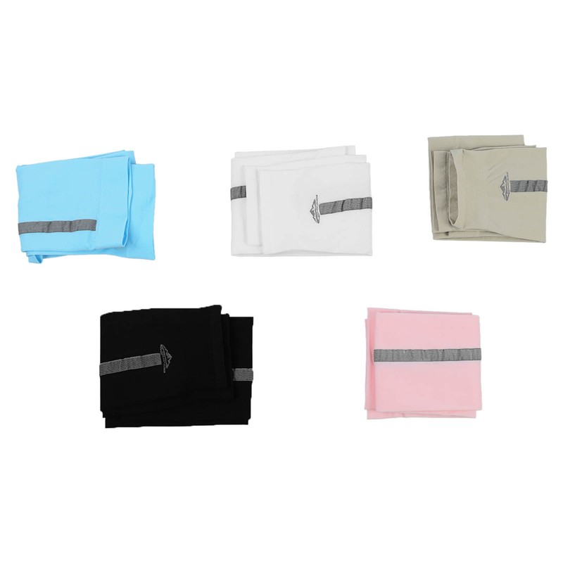 5 Pairs Ice Silk Arm Sleeves Sun Protection UV Protection