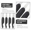 WOONEKY 6Pcs Folding Nail Files Double Sided Metal Nail Polishing