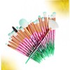 Mikinona Complete Makeup Brush Set 20pcs Makeup Tools Cosmetic Brushes