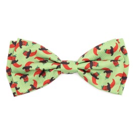 The Worthy Dog Chili Pepper Bow Tie