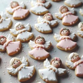 Unbranded Mini Angel 1.5'' Christmas Cookie Cutter Metal