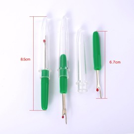 Blulu Seam Ripper Stitch Thread Unpicker with Plastic Handle and Cover for Sewing and Crafting, Assorted Colors (16 Pieces)